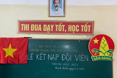 LỄ KẾT NẠP ĐỘI CHO CÁC EM HỌC SINH LỚP 3 – NĂM HỌC 2021 – 2022