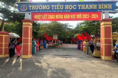 HỌC SINH LỚP 1 TỰU TRƯỜNG NĂM HỌC 2023 – 2024