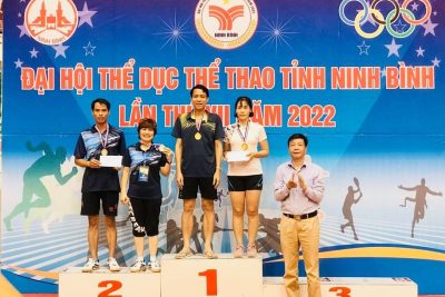 GIÁO VIÊN TH THANH BÌNH THAM GIA ĐẠI HỘI THỂ DỤC THỂ THAO TỈNH NINH BỈNH LẦN THỨ VII NĂM 2022